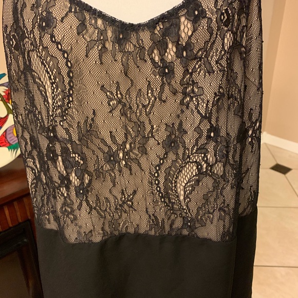 The Loft Spaghetti Strap Lace & Camisole Top - Picture 2 of 7